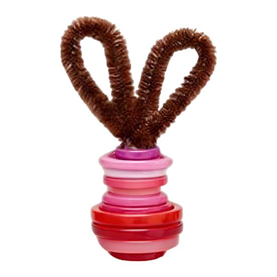 

Набір для рукоділля «Кнопковий Великодній Зайчик» DIY Кнопковий Зайчик-Підвіска з Ворсистими Вушками для Великоднього Кошика, Подарунки для Святкової Вечірки рожевий