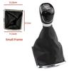 5/6 Speed Car Styling Gear Shift Knob Collar Gaiter Boot Case For Ford Focus 2 MK2 FL MK3 MK4 MK7 Mondeo Galaxy Fiesta