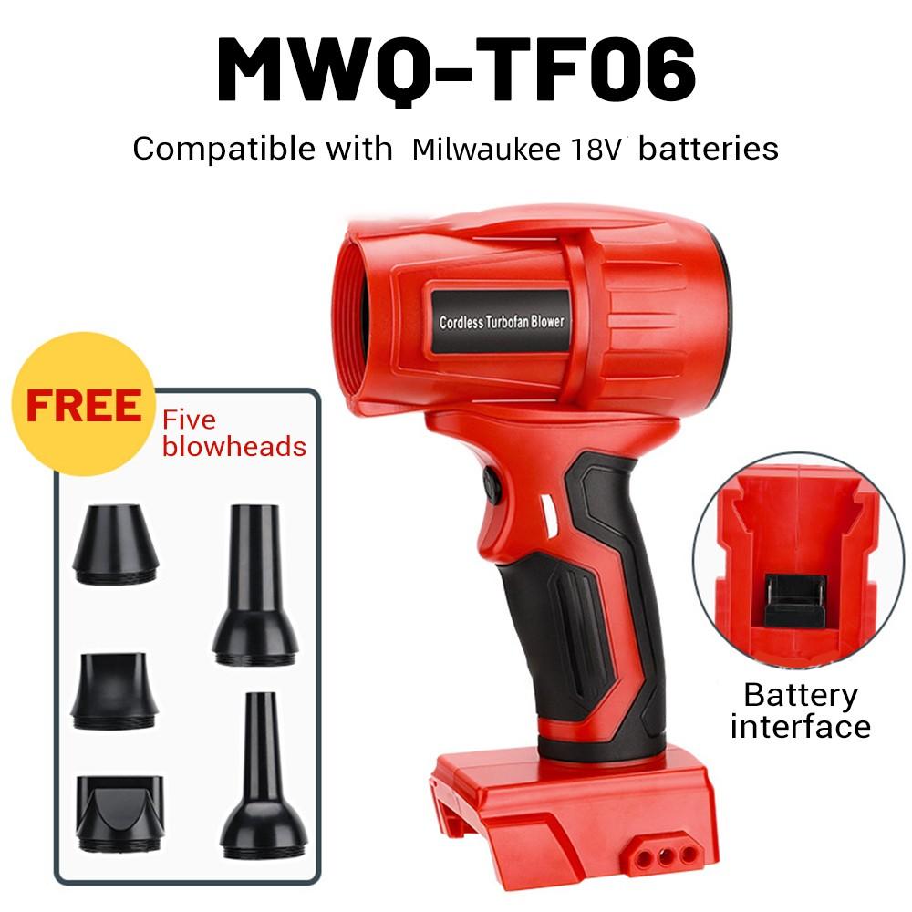 

350 Вт Мощный вентилятор Фен 160000 об/мин Бесщеточный Ручной Электрический Турбо-вентилятор для литий-ионных аккумуляторов Makita/Dewalt/Milwaukee 18 В