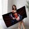 Classic Movie T-Terminator Microfiber Beach Towel Absorbent Quick Dry Soft Yoga Swimming Resort Mountain Climbing Towel