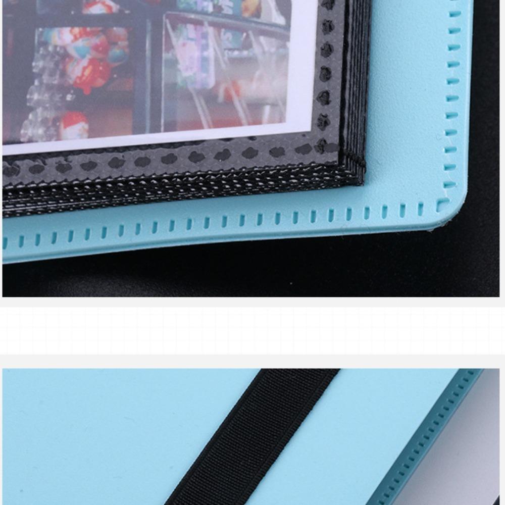Sonderpreis Standard-3-Zoll-Fotoalbum PP elastisches Volltonfarbe großes Fassungsvermögen Polaroid Spielkarte Stern kleine Karte Speicheralbum