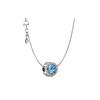 Pandora Solid Color Hollow Inlaid Charm 925 Silver Beads Women's Silver 791725NBS