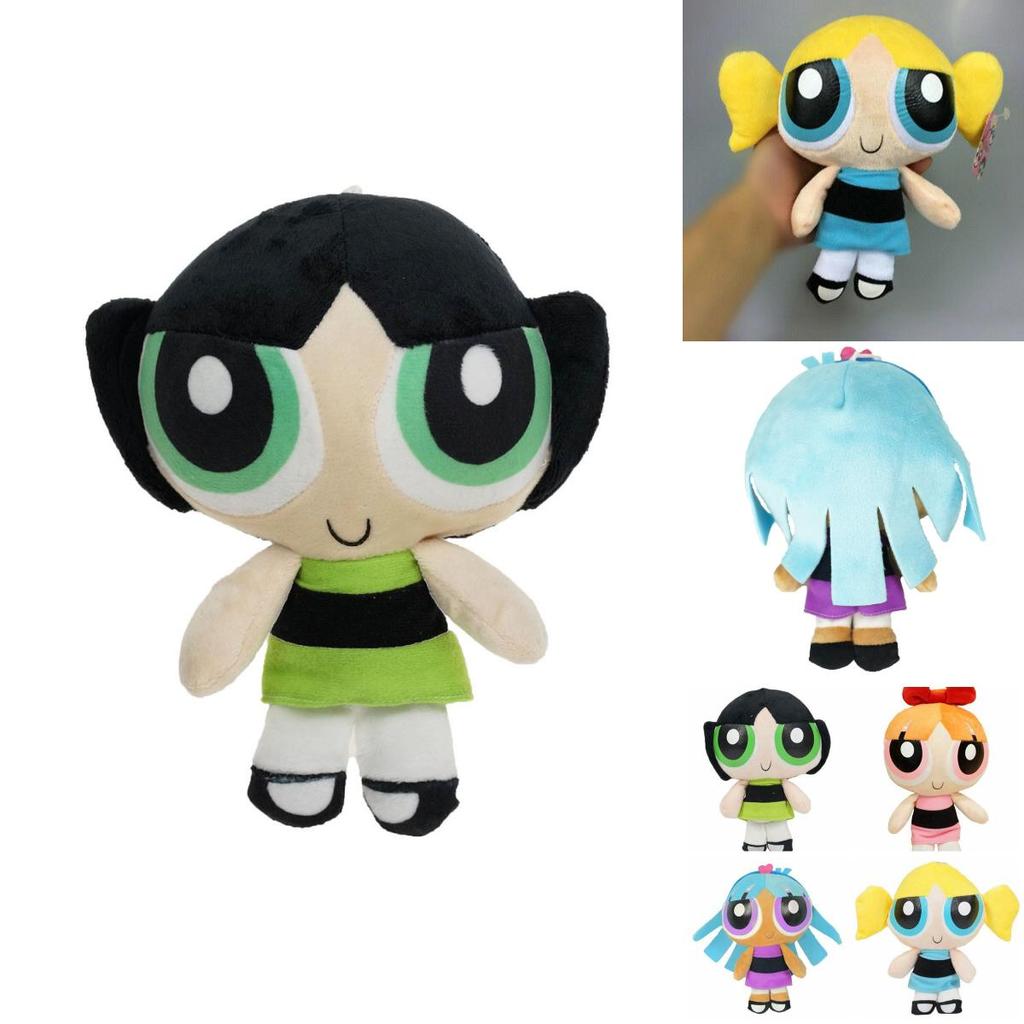 Plush Powerpuff Girls Dolls Colorful 20cm Cartoon Stuffed Toys For Teens**