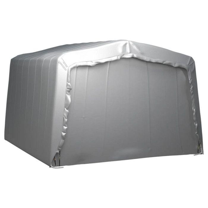 VidaXL Storage Tent 370x370 Cm Steel Grey