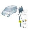 Fensteröffnungsriegel für VW Transporter T5 T6 Caddy OEM 2K0847781B 7H0847781B