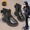 Girls Boots Autumn and Winter 2025 New Children's Martin Boots Winter Large Cotton Shoes Snow Velvet Medium and Older Children's Short Boots