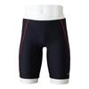 STROKE ONE Half Spats N2JB2101 Size for and Gym Use Men's 91 Black/Charcoal, M, Swimming, Fitness,