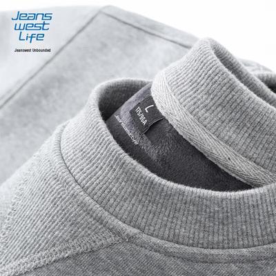 JEANSWEST LIFE Herren Schweres Rundhals-Sweatshirt