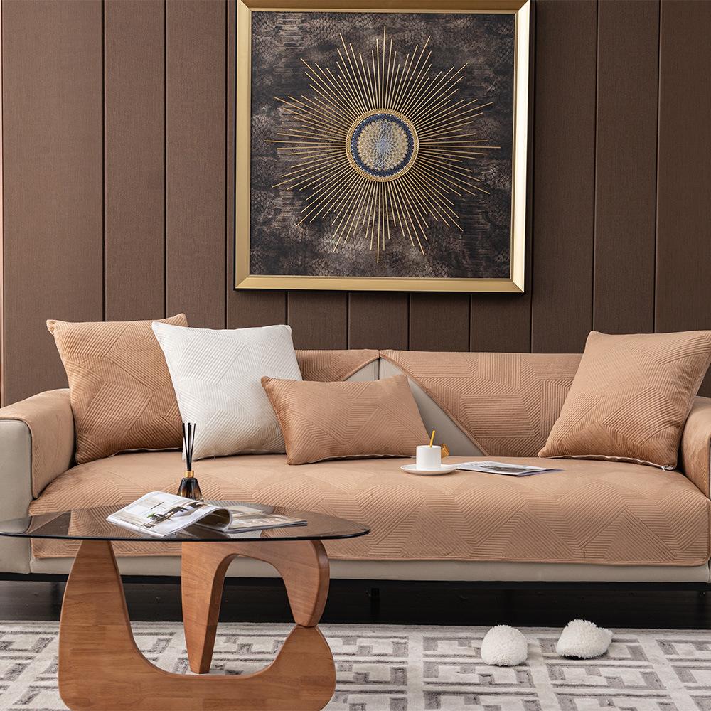 

Модная подушка для дивана, нескользящий чехол для дивана, полотенце, осень и зима, комбинированная подушка для дивана на четыре сезона 70*70