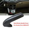 Handle Cover Emergency Car Interior Parking Hand Brake Handle Lever for 2006-2011 Honda Civic 47115-SNA-A82