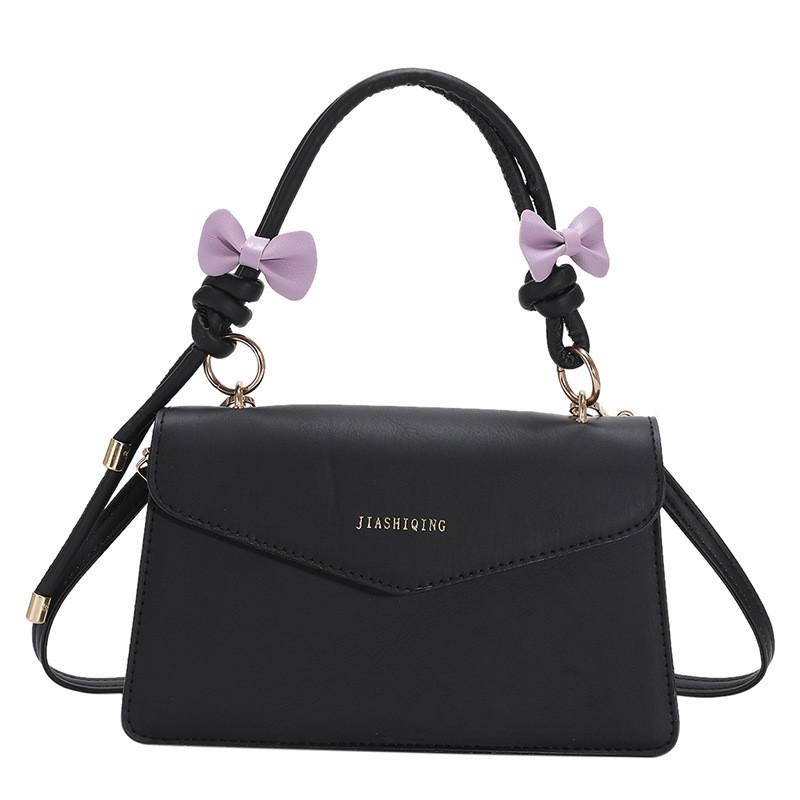 Chic Spring 2023 Pu Leather Handbag Stylish Small Square Shoulder Bag For Women