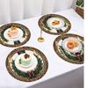 4-Piece Nutcracker Placemats Family Gatherings Christmas Parties Holiday Table Decor & Accessories
