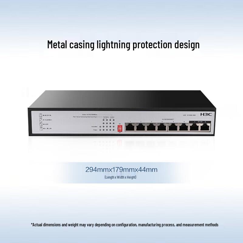 H3C 8-Port Gigabit PoE Switch