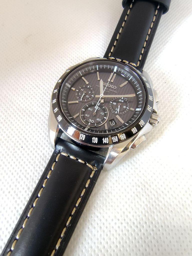 [USED] Seiko Brightz Chronograph with Radio-controlled Solar-powered Watch and Strap