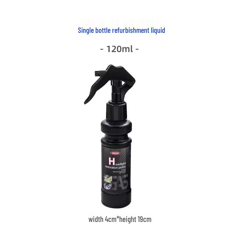 Car Headlight Restoration Spray: Fast Polish & Brighten, Remove Yellowing Without Sanding