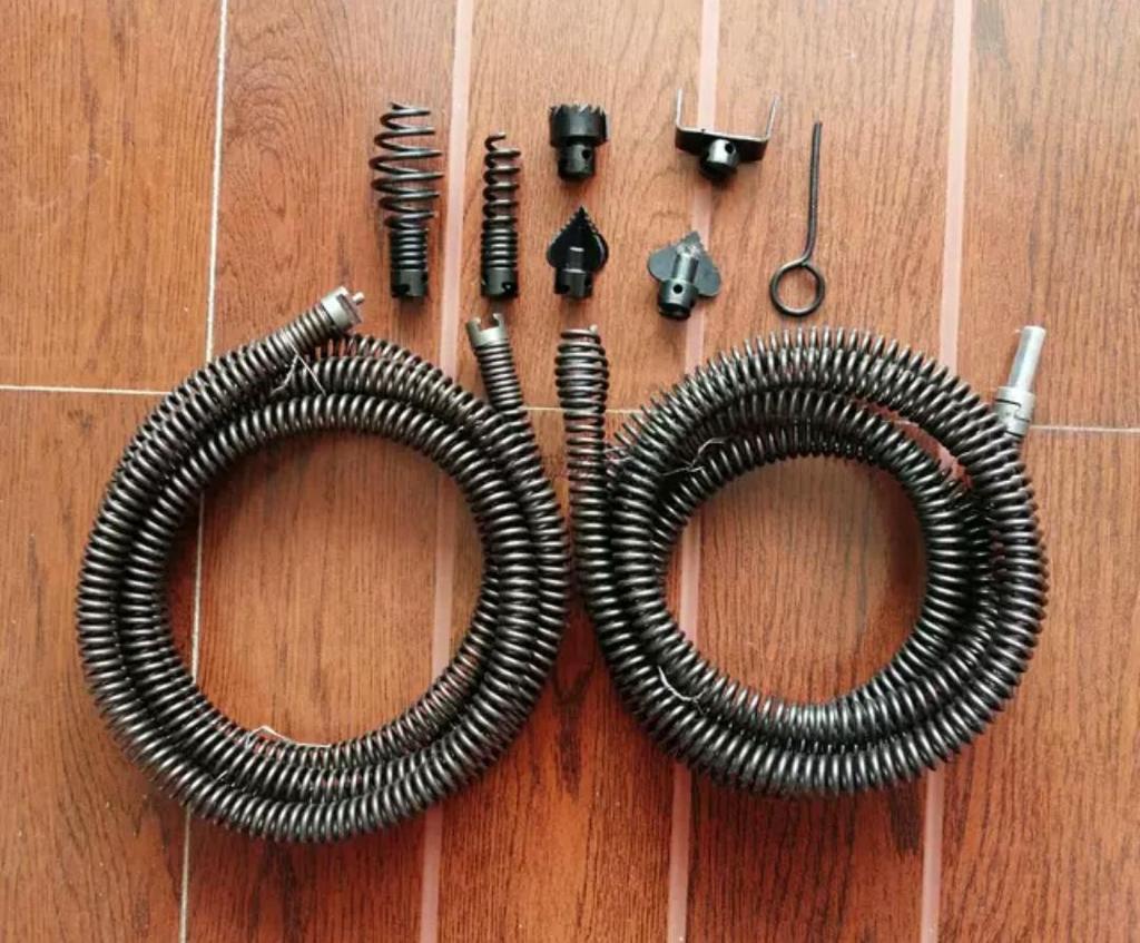 Elektryczny przepychacz do rur - elastyczna sprężyna 16 mm do rur