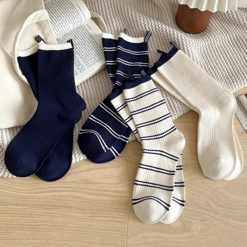 Women s Cotton Striped Scrunch Socks 3-Pack