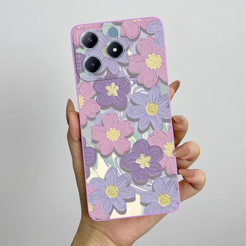 For Realme C63 C61 Narzo N63 Phone Case RealmeC61 RMX3939 Silicon Soft TPU Shockproof Cover Painted Printed Protective Shell Bag