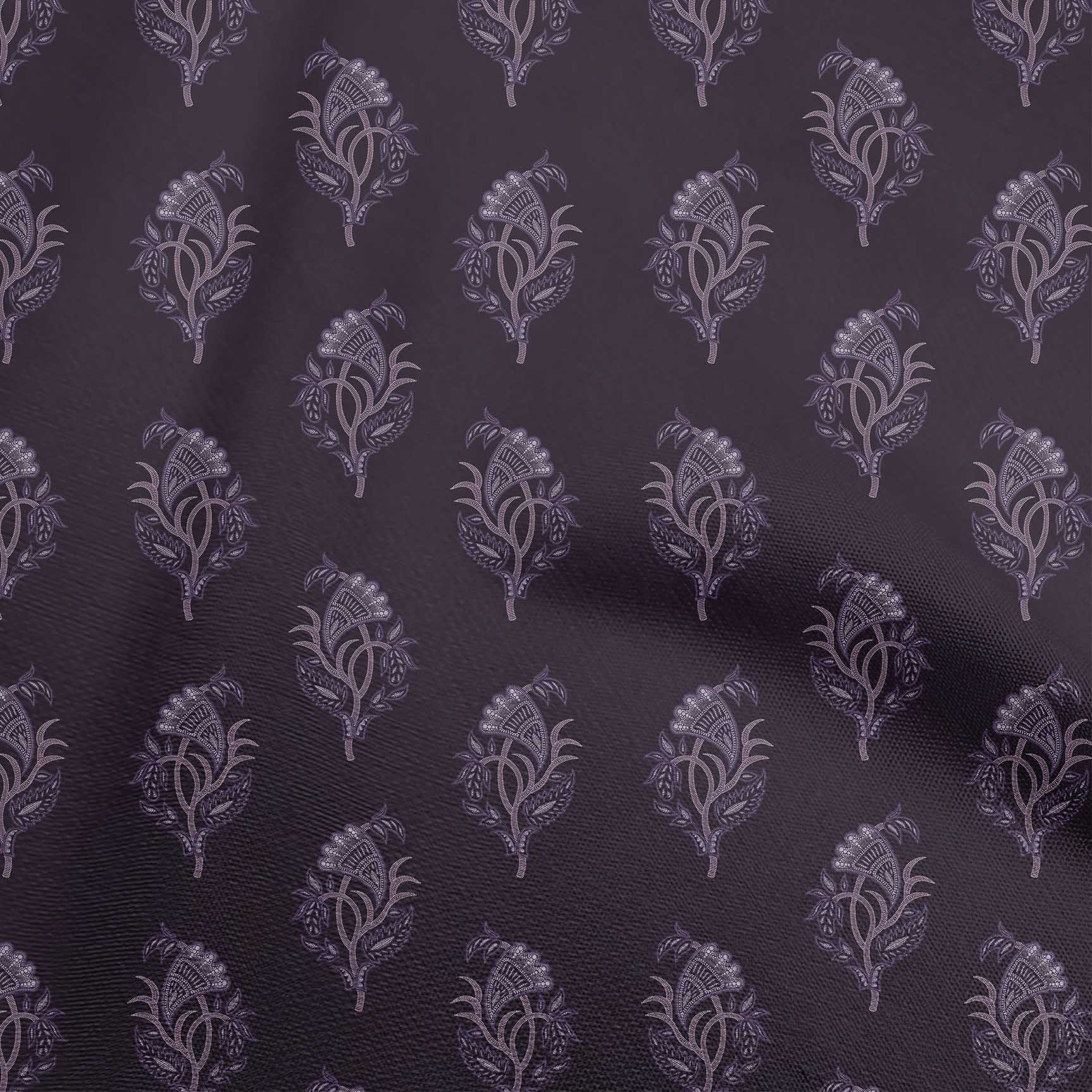 

OneOone Cotton Flex Green Тканина з квітковими крапками для ремісничих проектів Декоративна тканина з принтом у дворі 40 дюймів 42 Inch Wide - Viscose Chiffon Фіолетовий