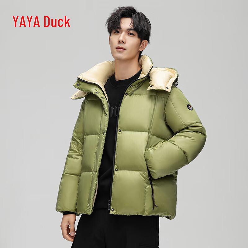 YAYA Men's Hooded Winter Down Puffer Jacket