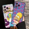 Funda Phone Cover Case for Honor X9a 70 X9 X7a 90 Lite X9c X8 8X S-simpsons Donut