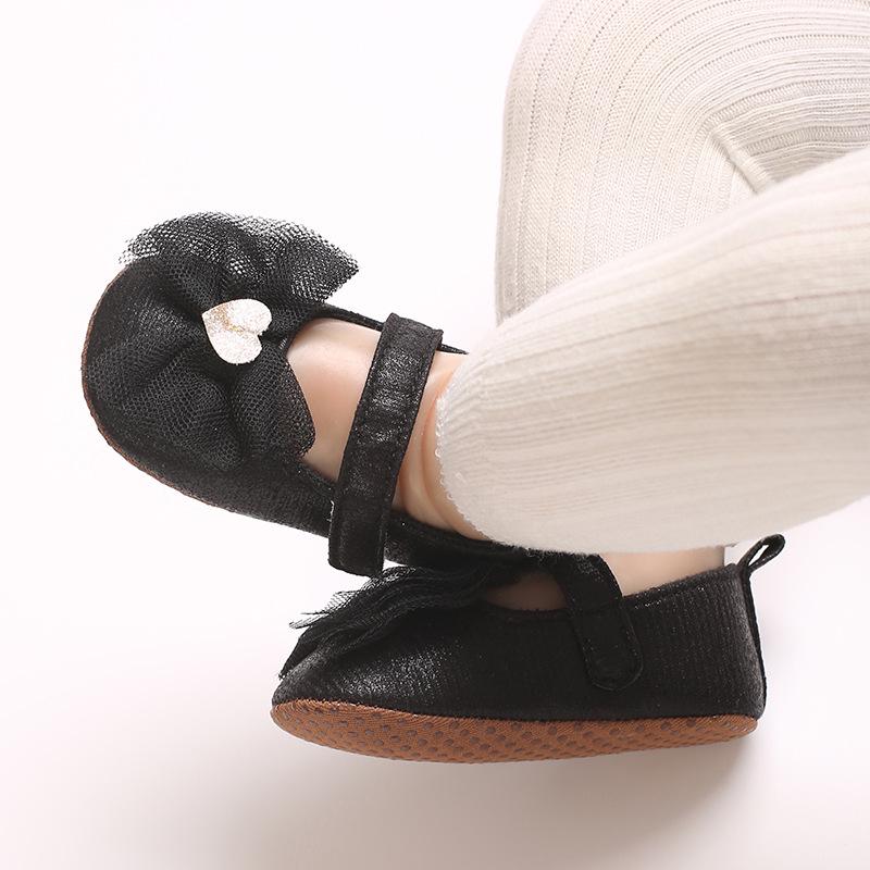 Infant Princess Bow Shoes: Soft Sole for 0-1 Year Old, Spring/Autumn