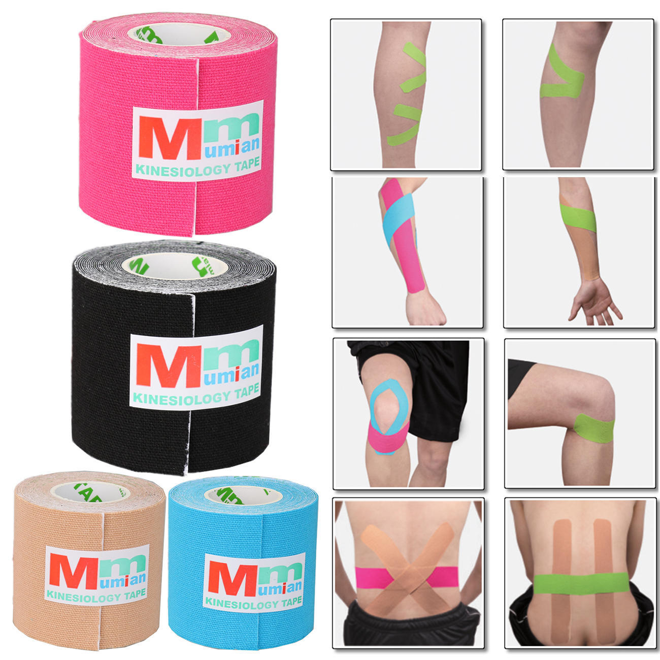 

1 шт. кинезиологическая лента Kinesio Tex 5 см * 3/5 м, спортивная лента для занятий спортом