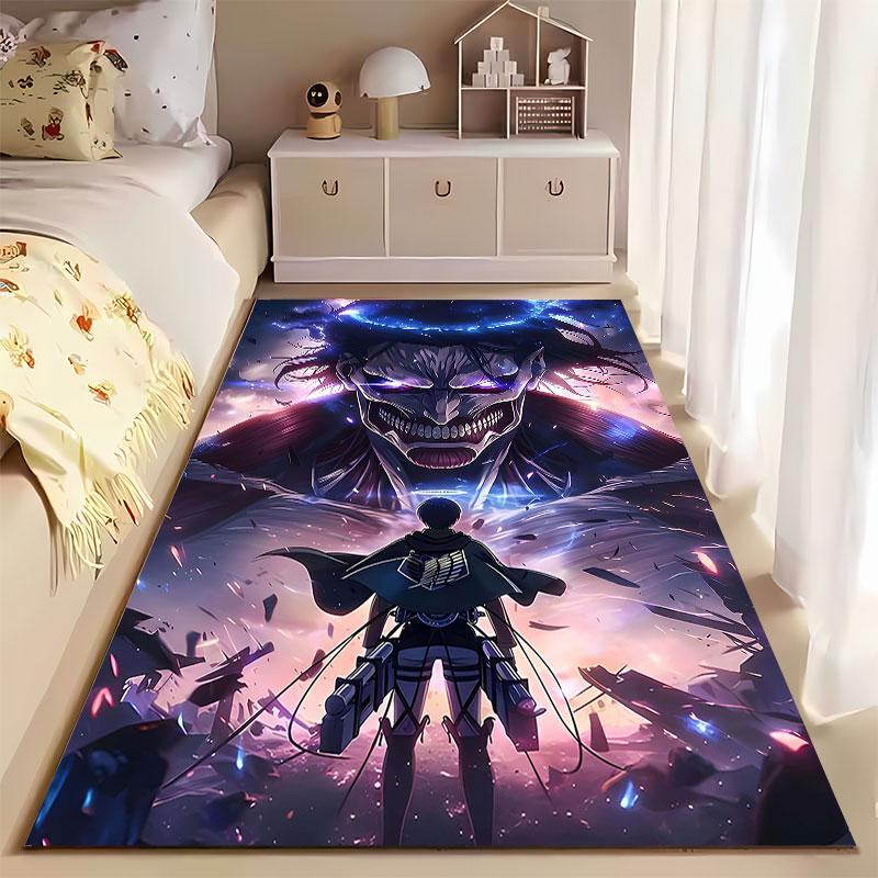 "Epic Battle Anime Scene Carpet" Suitable As a Non-slip Mat for the Living Room or Bedroom Sofa
