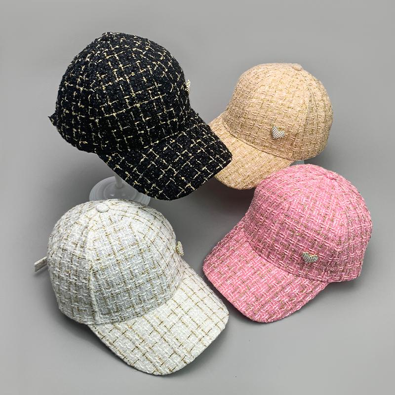 Zealous Sole Women's Black/Dark/Blue Ins Streetwear Elegant Love Fashion Baseball Hats Cotton Fashion Sunshade Breathable Casual Sport Sunscreen Caps 54-60Cm