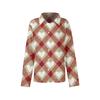 Women's Shirt Blouse Print Button Long Sleeve Casual Basic Shirt Collar Regular Top