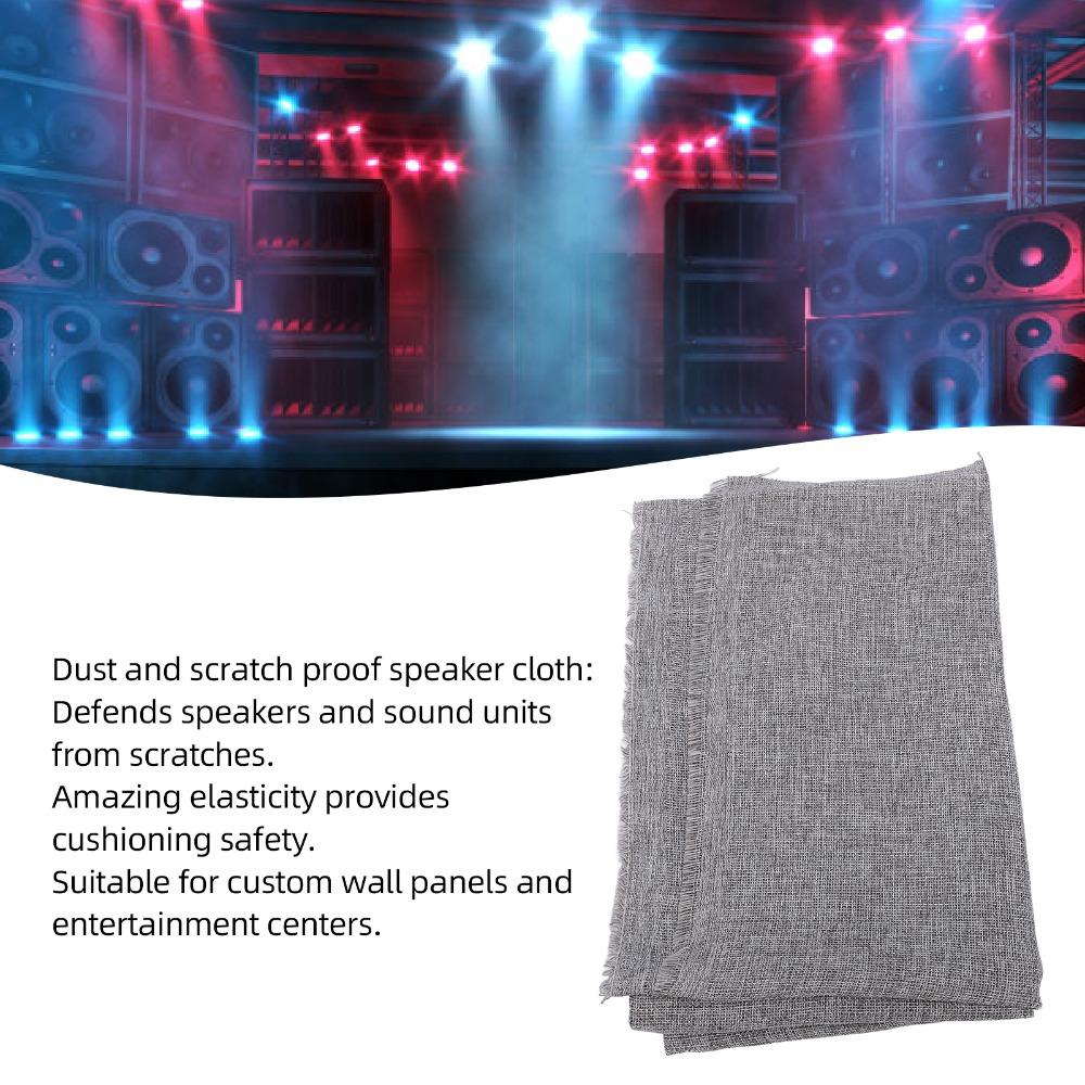 Light Transmitting Single Layer Speaker Grill Cloth Speaker Mesh Grill Fabric  Stereo Systems