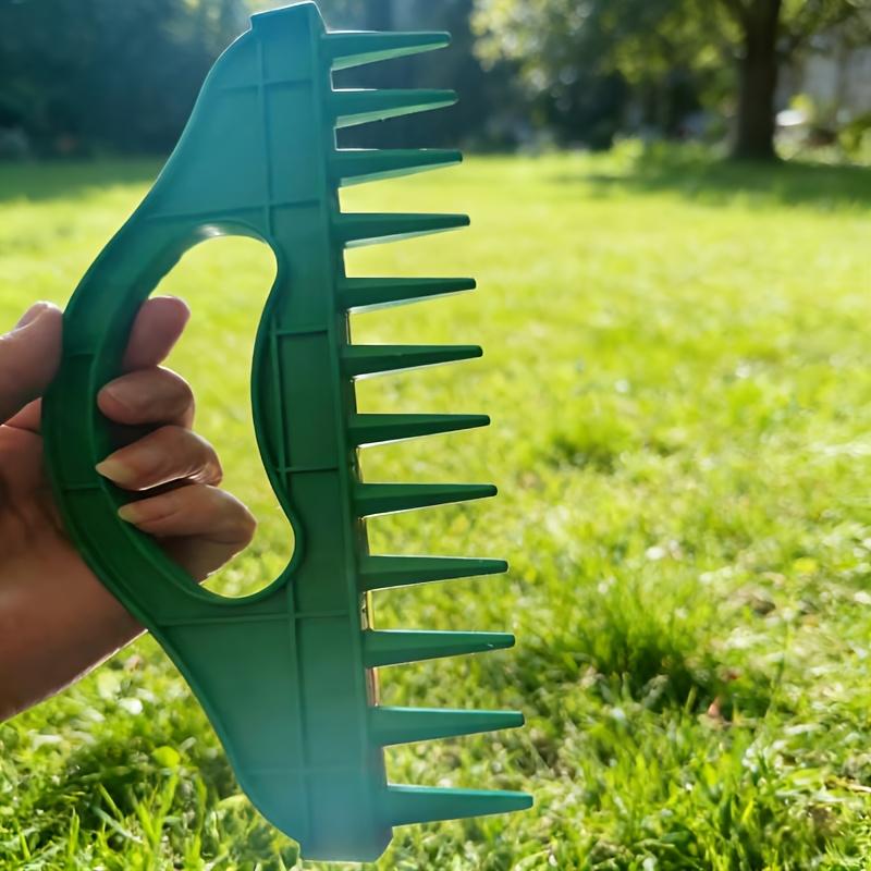 1PC Multi-tooth Garden Rake, High-quality Plastic, Fine Comb Teeth Can Easily Rake Soil