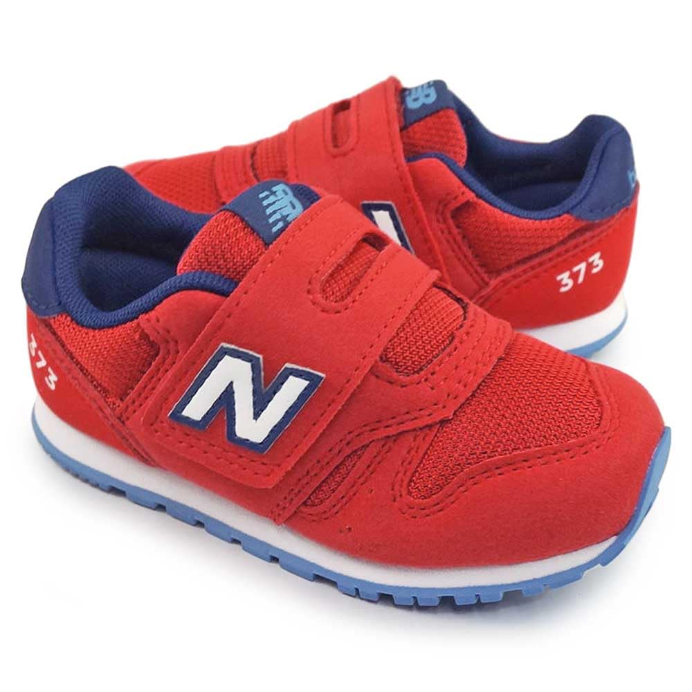 Kids Sneakers IZ373 PD2 Baby Children Simple Velcro PD2 [New Balance] (Red/Blue) 13.0cm