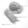 1.5M Multicolor Soft Plush Faux Fur Ribbon Trim DIY Costume & Home Decoration Sewing Tapes Fabric 9cm Width Bulk Craft Supplies