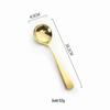 304 Stainless Steel Round Spoon - Coffee, Dessert, Children's Soup, Teaspoon, Household Tableware, Internet Celebrity Round Head Spoon.