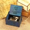 Light Luxury Wooden Hand Cranked Music Box Retro Handmade Music Box for Christmas Gifts/Father Day/Mother Day Gift/New Year Gift