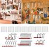 Multipurpose 114pcs Pegboard Hook Collection with Bins Accessory for Streamlineds Storage In Kitchen and Workspaces