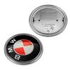 2 Stück 82mm 74mm Auto Frontklappen-Emblem Heckklappen-Abzeichen Für BMW E46 E90 E60 F10 F11 F20 F30 F34 F01 G20 G21 G31 G60 X1 X3 X5 X7