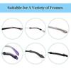 Anti-Slip Glasses Hooks Grips, 6 Pairs Soft Silicone Glasses Arm Covers Elastic Eyeglass Ear Pads, Eyeglasses Sleeve