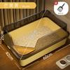 Oversized Pet Cat Litter Box, Semi-closed, Heightened and Thickened Anti-splash Cat Toilet, Easy To Clean, Bathtub Cat Toilet