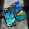 Sea Tropical Palm Trees Beach Phone Case For Apple Iphone 15 13 12 11 14 Pro Max Mini Cover SE 2020 X XS XR 8 7 6 6S Plus 5 5S S