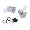 Door Lock Kit DL54 Metal Front Cylinder Barrel Assembly Set Replacement for Ford E‑150 Econoline 1992‑1996