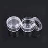 6Pieces 3g/5g/10g/15g/20g Empty Sample Container with Lids Cosmetic Jars Clear Plastic Bottle for Make Up Nails Jewelry Beauty Home Kitchen
