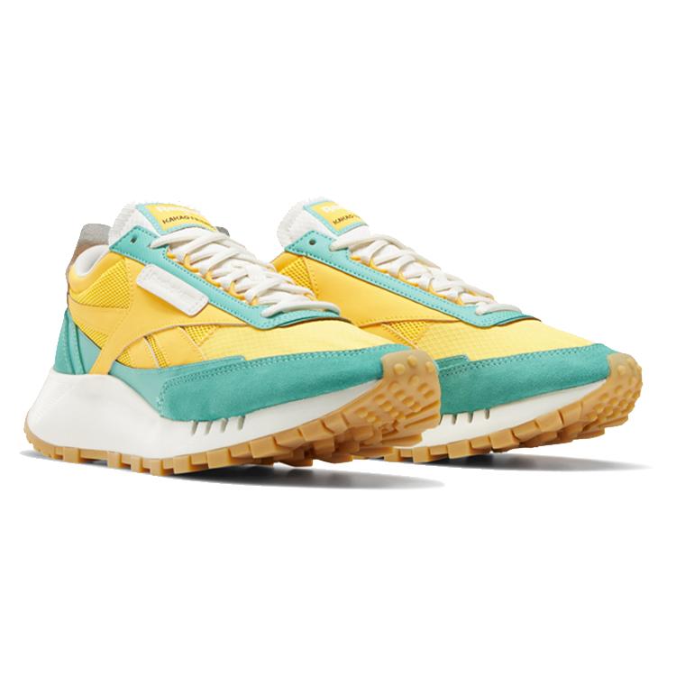 Reebok Kakao X Reebok Unisex Klasyczne Legacy Buty do biegania Żółte/Zielone GZ6149