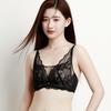 New Pure Desire French Sexy Lace Bra Gathers Comfortable and Breathable with Mulberry Silk Versatile Underwear Bra for Women