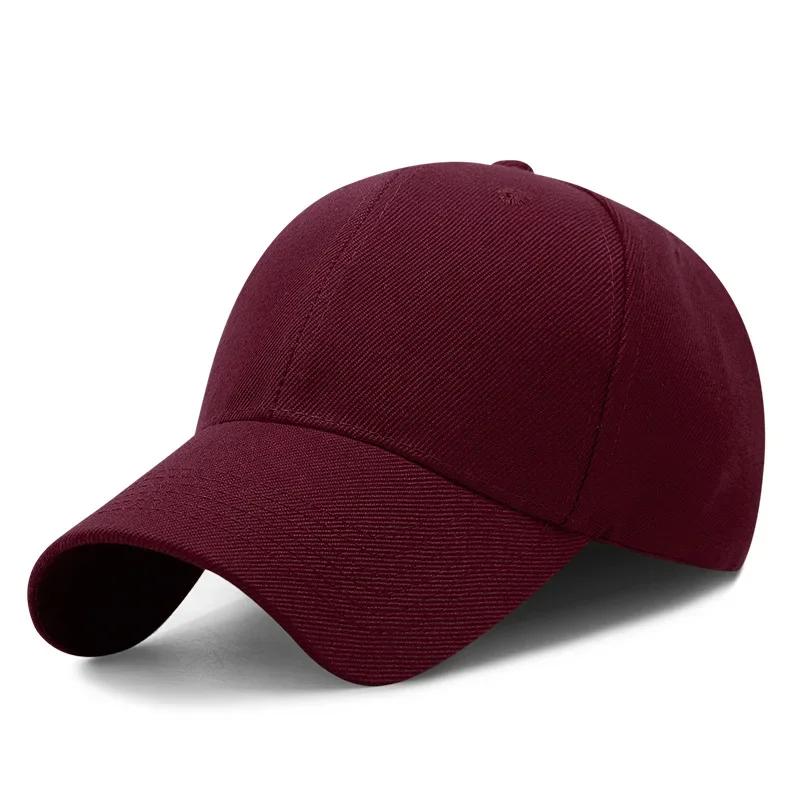 New  Cap Plain Adjustable Snapback Hat High Quality Adult Hip Hop Urban Street Style Baseball Cap Men Women Outdoor Leisure Baseball Hat
