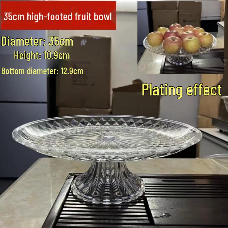 Jingbaodi Commercial Stackable Acrylic Fruit & Snack Plates