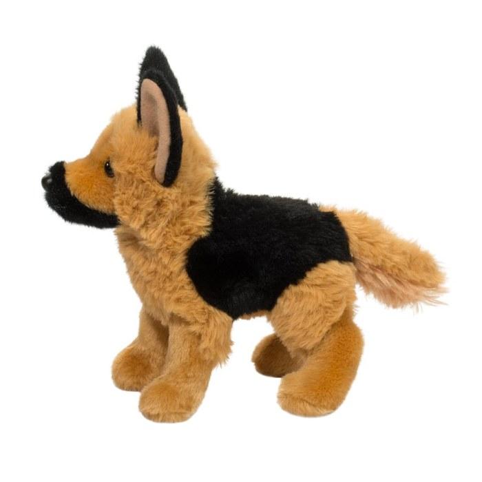 Douglas German Shepherd Dog Plush Black/Tan 8" (20 cm)