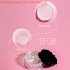 Leerer 5/10/20/30g Behälter für losen Puder mit drehbarem Siebeinsatz, Behälterdose, Plastik, Kosmetik, Make-up, Puderabfüllung, Dose, Deckel, Drehverschluss