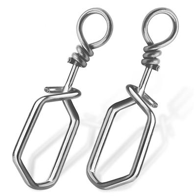 10PCS Lure Square Pin Connector Corrosion Resistant Stainless Steel Quick Conversion Hook Sea Fishing Accessories